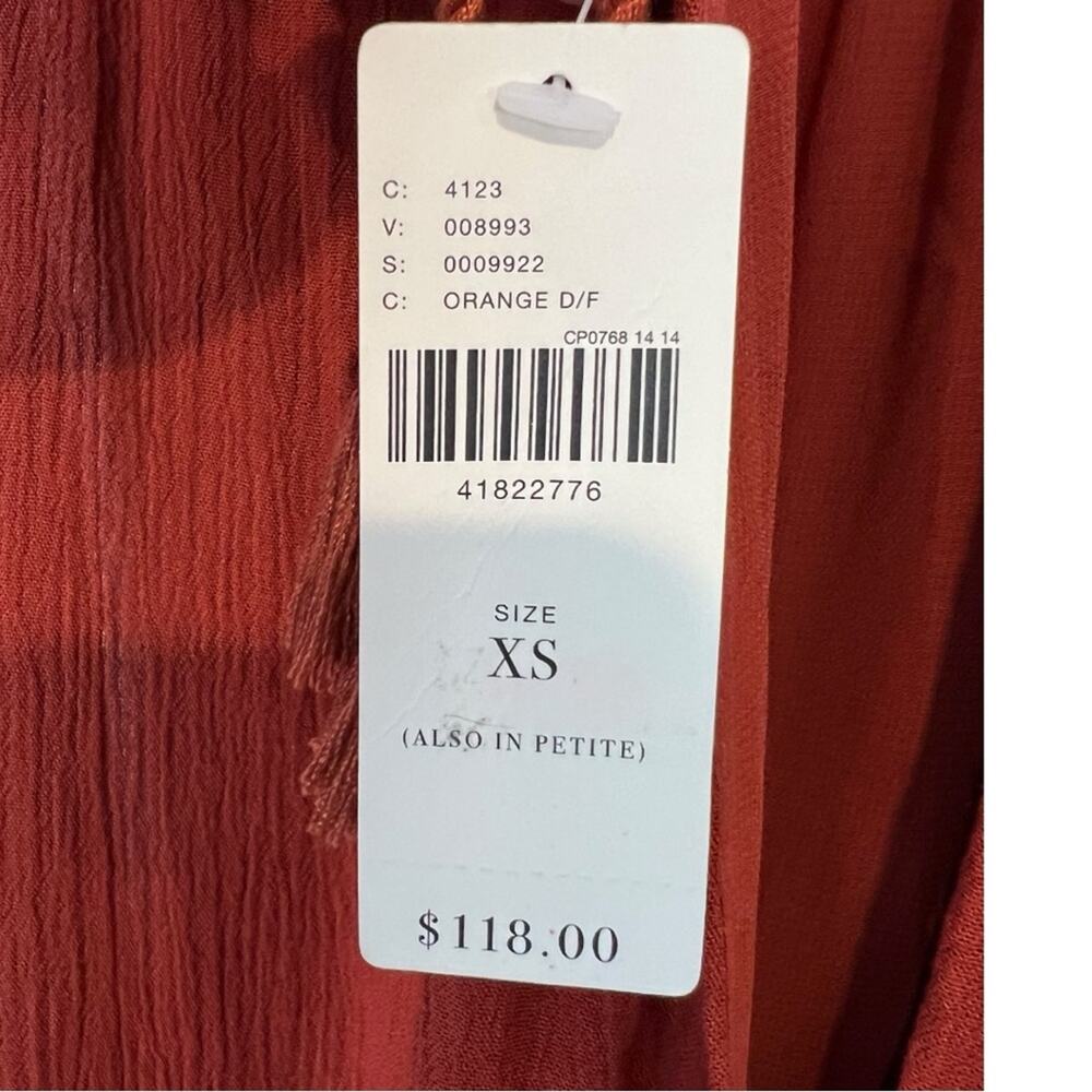 Anthropology Elevenses Burnt Orange North Beach Jumpsuit NWT - Picture 6 of 16